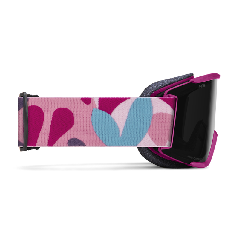 Smith Squad Goggles Pink + ChromaPop Sun Black Lens and Spare Lens-5